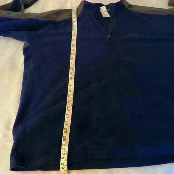 The North Face Men’s Navy & Grey Quarter Zip Microfleece Pullover Sweater XXL - Picture 6 of 6